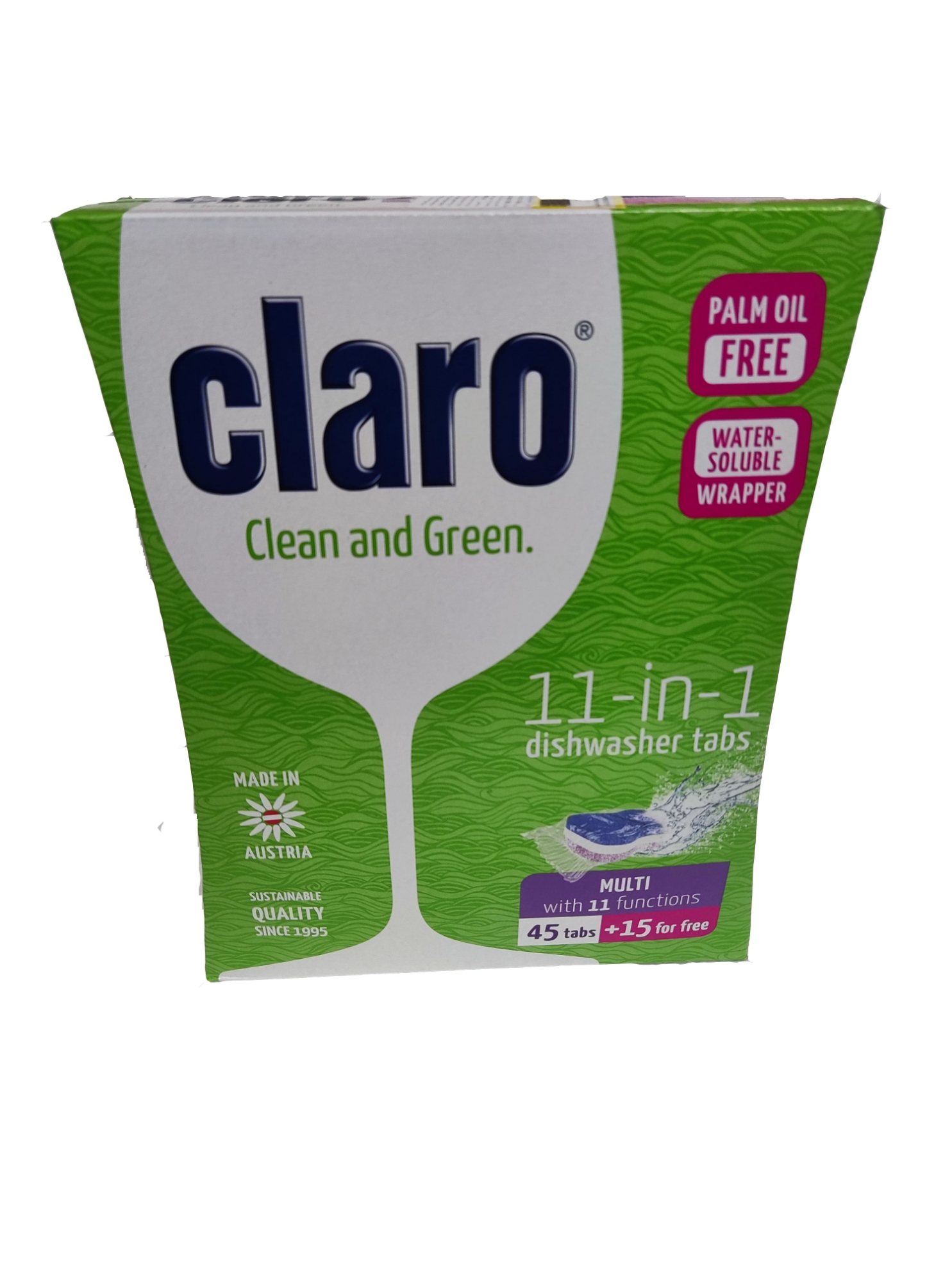 XP-DD-000060 قرص ماشین ظرفشویی کلارو 60 عددی Claro 11-in-1 - تصویر 1